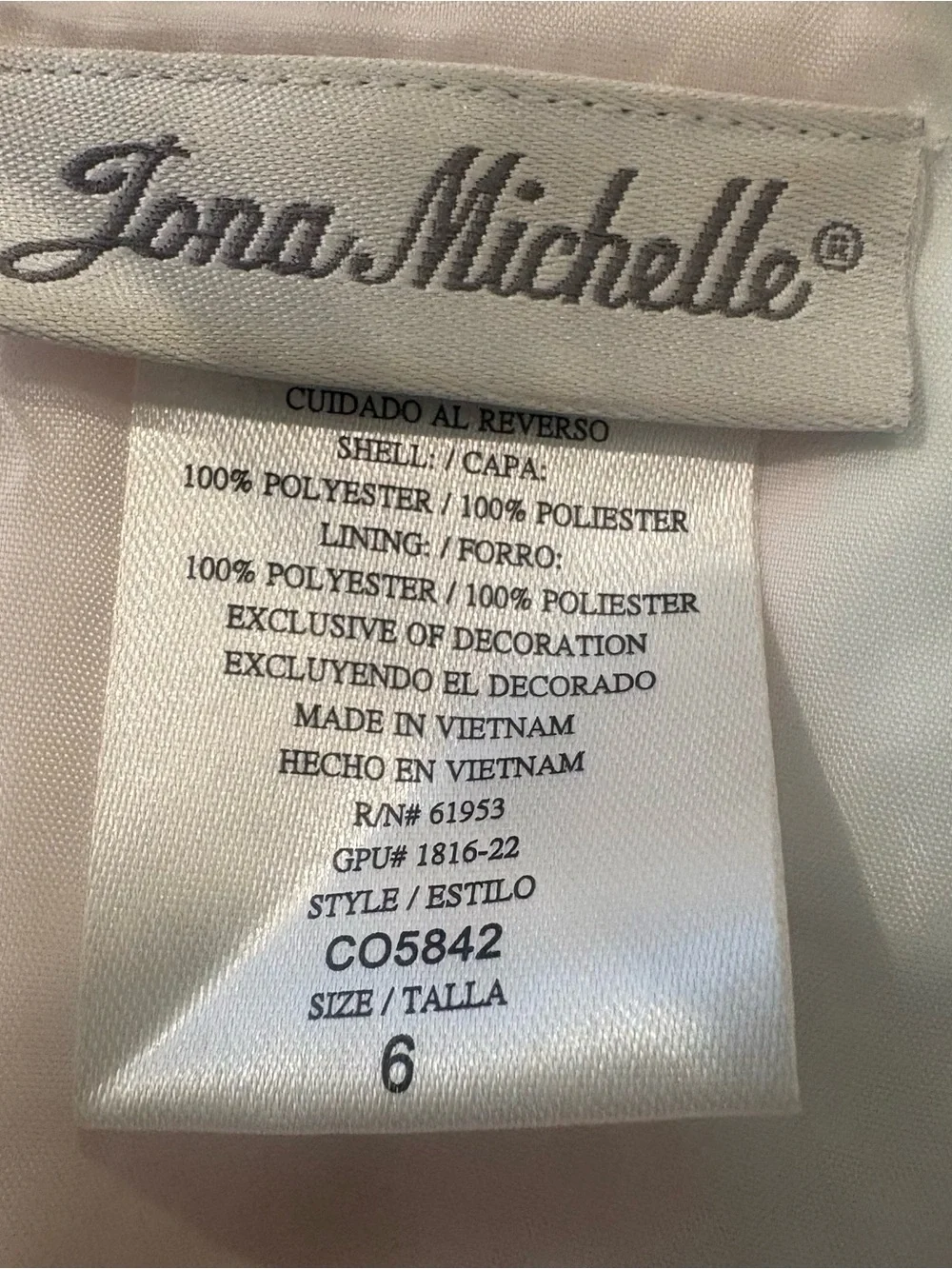 Jona Michelle Girls Lace Over Party Dress Sz 6 Pastel Ombré Fairycore Princess